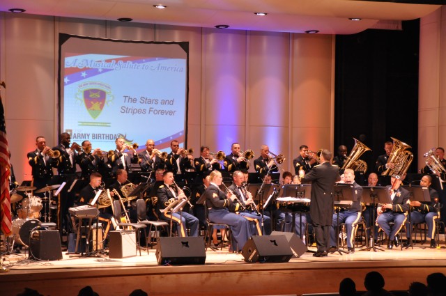 FORSCOM's band performs salute to America and Army birthday concert