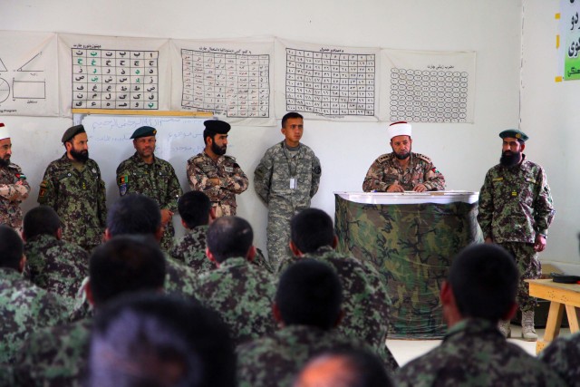 Jordanian Engagement Team Imams share with Afghans