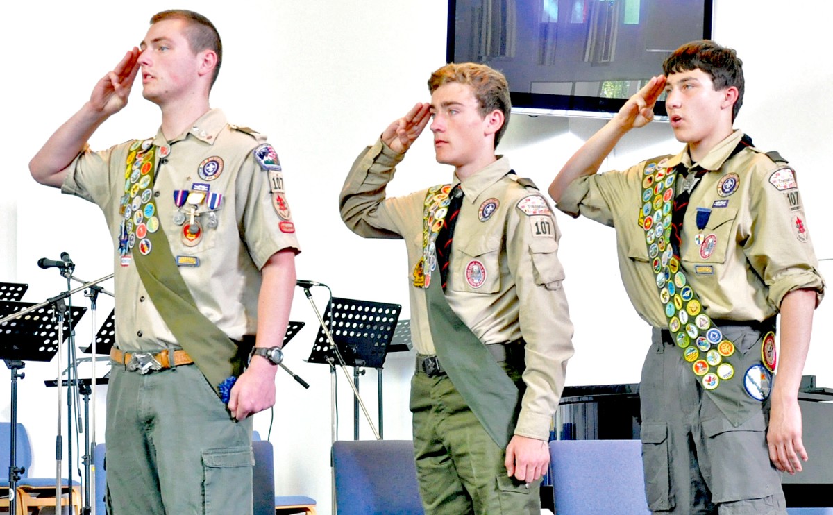 Three soar to Eagle Scout rank Article The United States Army