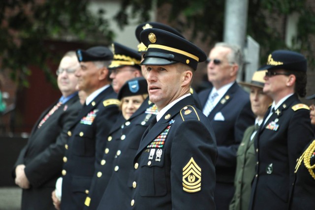 TRADOC sergeant major helps celebrate 238th Army Birthday - 1 of 3