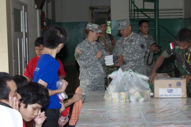 Donation to orphanage