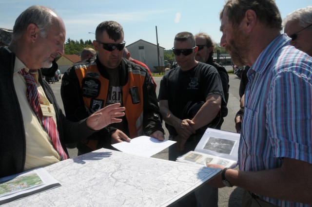 Steve Foster identifies where Stalag 383 used to exist
