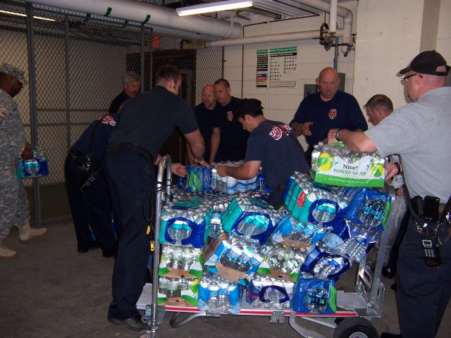 Bottled water drive supports military homecoming, other USO events