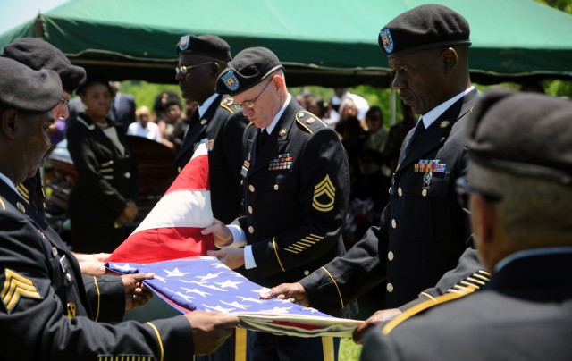 First African American top NCO for 412th Theater Engineer Command laid to rest with honor