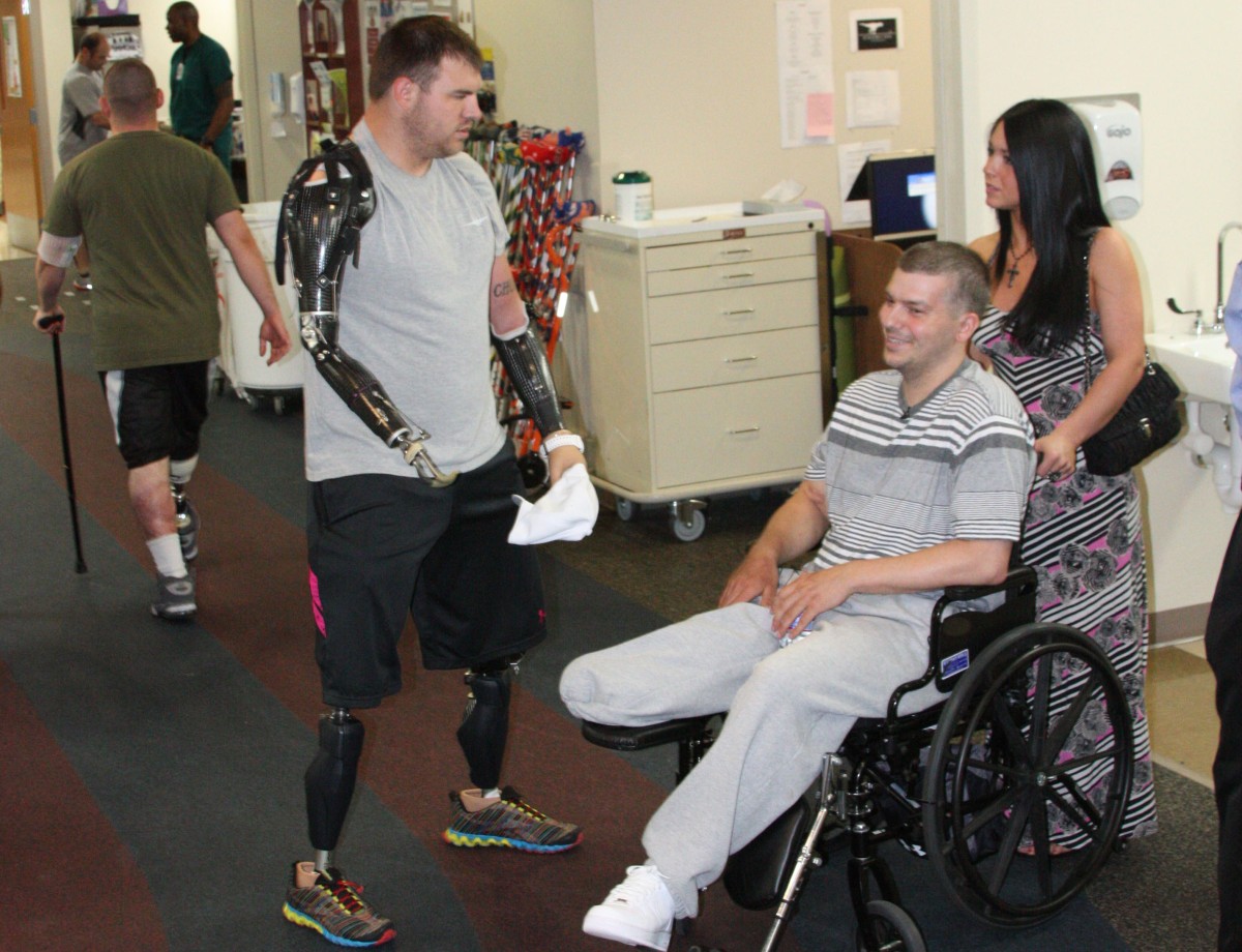Boston Marathon bombing victim inspired by wounded warriors Article