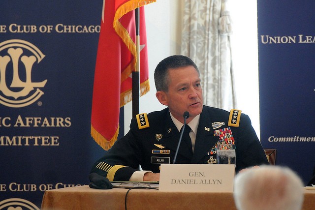 Gen. Daniel B. Allyn, FORSCOM Commanding General at the Army 'Soldier for Life' Panel