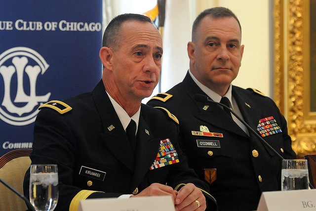 Brig. Gen. Krumrei IL TAG-Brig. Gen. O'Connel JMC CG