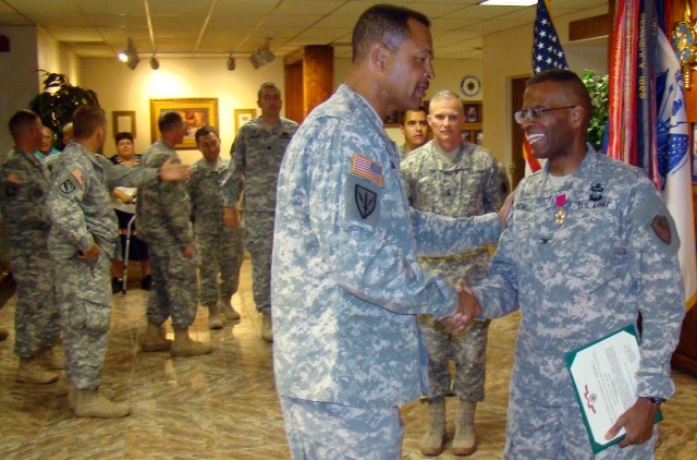 Chaplain honored for FH, Iraq service