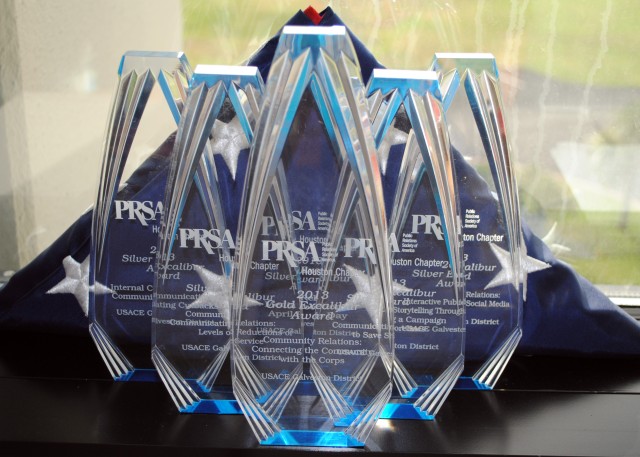 PRSA Houston recognizes USACE Galveston District with six Excalibur Awards