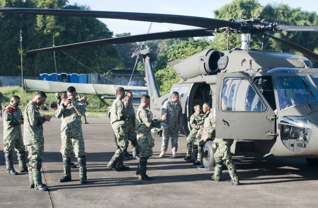 UH-60 Helicopter at Halim Perdanakusuma Airport, Indonesia