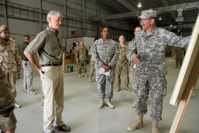 Secretary of the Army visits Bagram Air Field