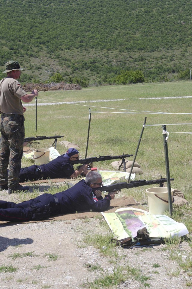 German troops host range for MNBG-E