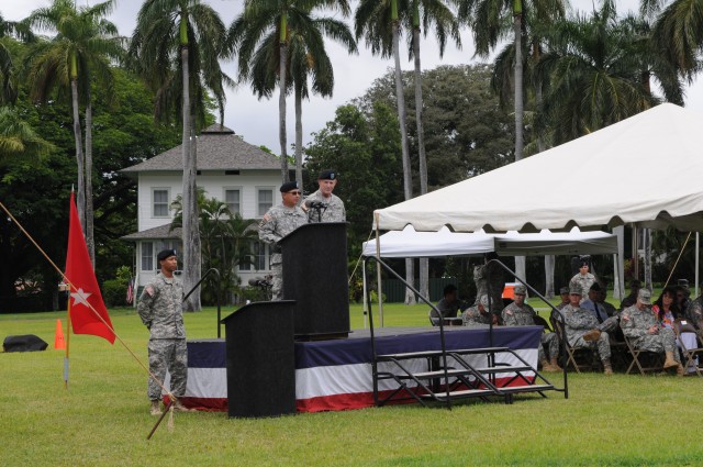 Maj. Gen Hara honored at Flying V Ceremony