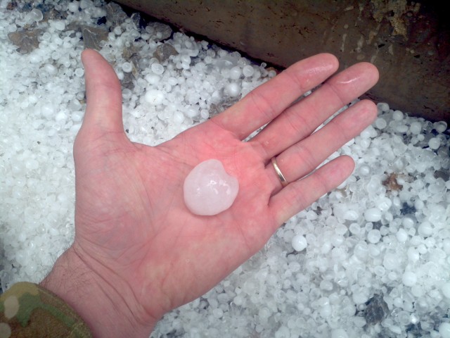 3rd CAB Weathers Hail Storm