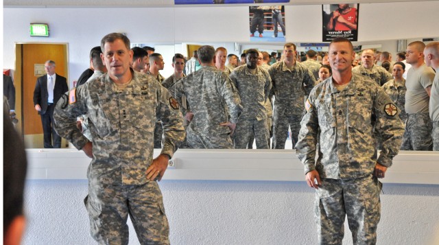 IMCOM leaders stress leadership development, SHARP during Wiesbaden visit