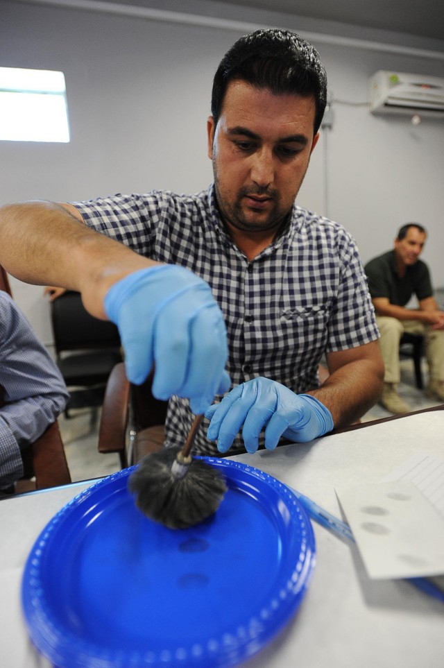 Lifting fingerprints - and Afghan justice