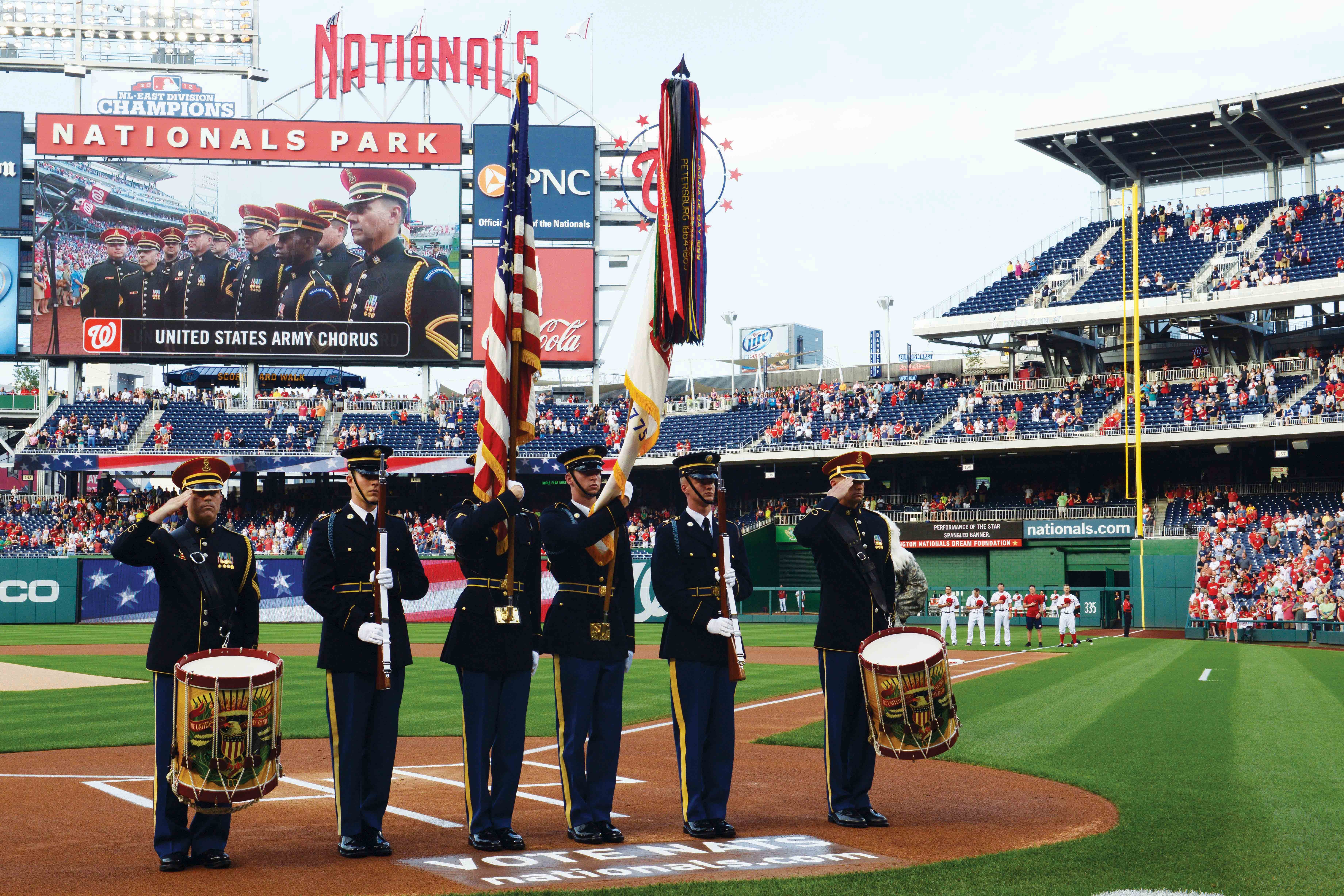 Washington Nationals pay tribute to soldiers with US Army Day