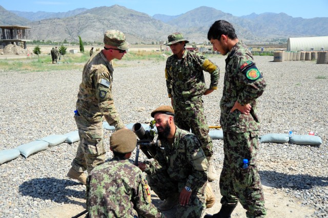 ANA train with U.S. at Afghan Fires Center of Excellence