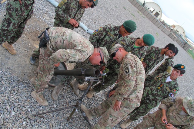 ANA train with U.S. at Afghan Fires Center of Excellence