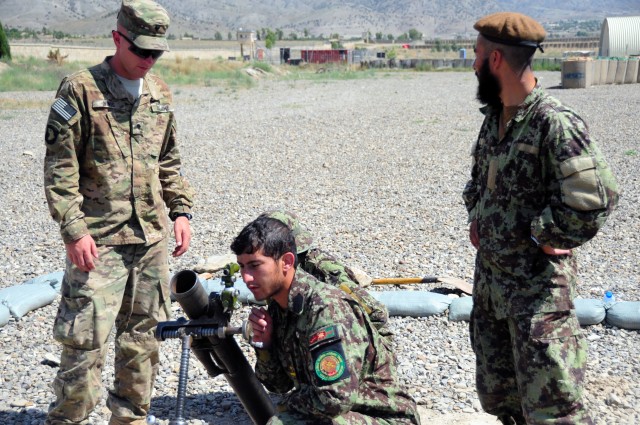 ANA train with U.S. at Afghan Fires Center of Excellence