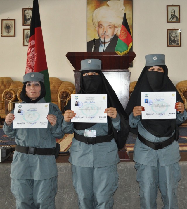 Afghan Uniform Police NCO Academy Graduation