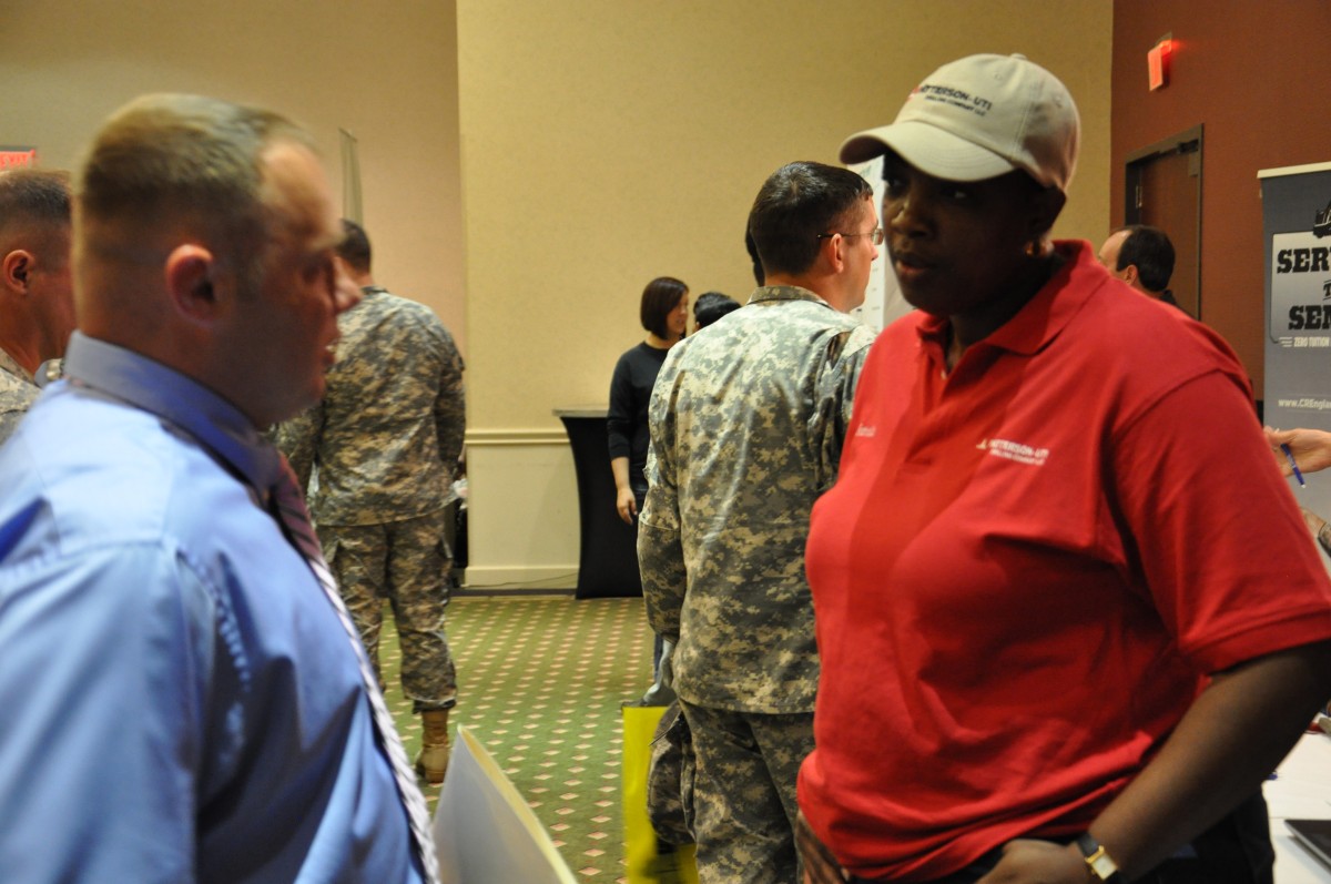 Job fair helps Soldiers, veterans build connections Article The