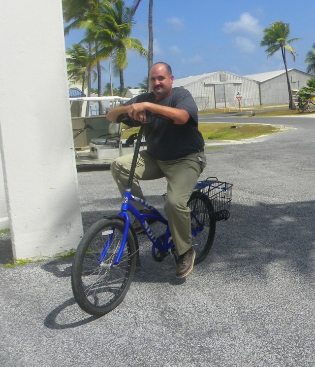 Corps of Engineers assessors drive local at Kwajalein Atoll