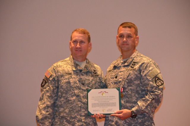 Wright receives Meritorious Service Medal