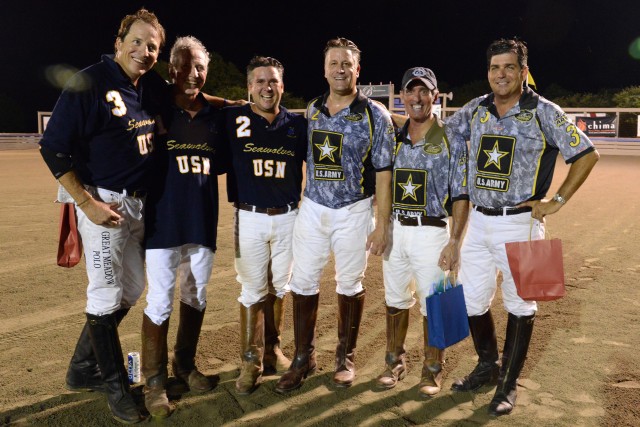 Army, Navy veterans play in friendly polo match, honor those who have served