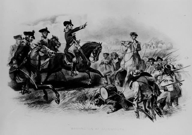 George Washington at Monmouth June 28, 1778