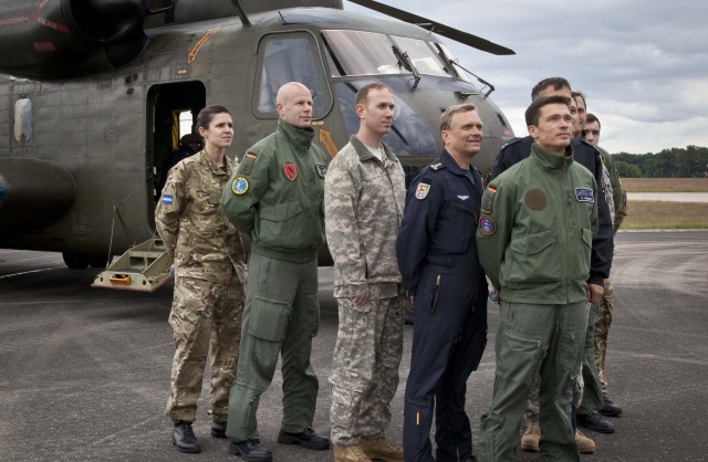 Hohenfels Aviators Participate in Children's Day Out for the Gutersloh Community