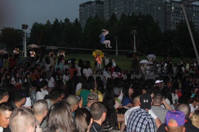 Iron Horse Soldiers attend Nation Love concert