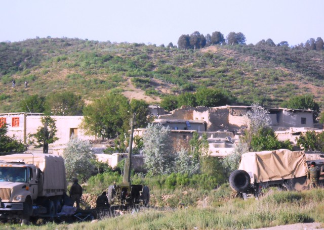 Afghan howitzers continue operations in Paktika