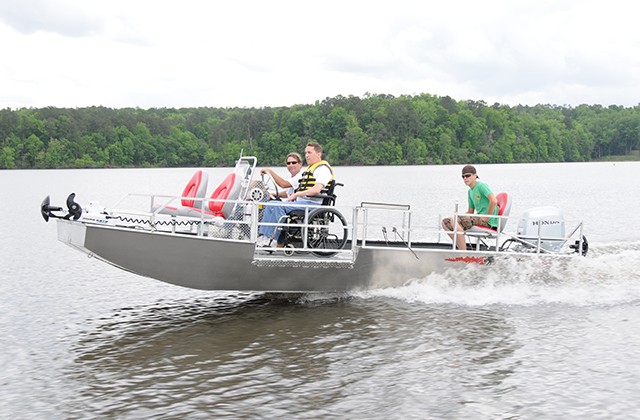 'The Warrior' helps disabled Soldiers hit lake