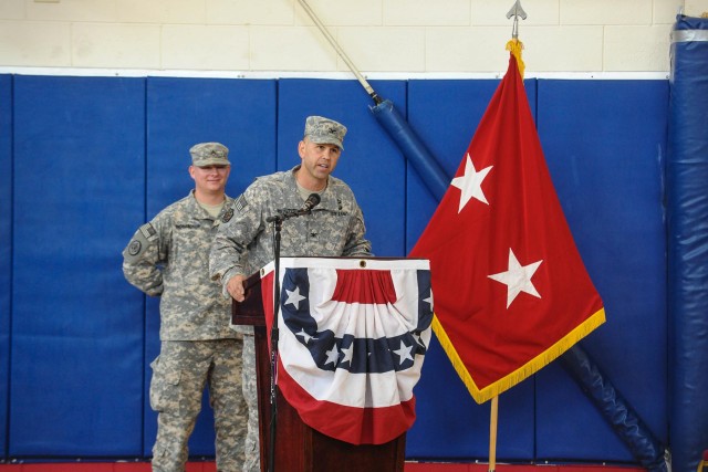 Area Support Group-Qatar change of command ceremony