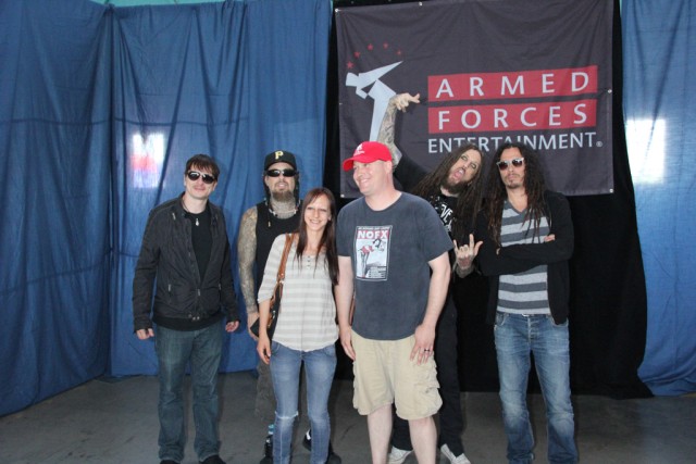 Korn takes time out for Wounded Warriors.