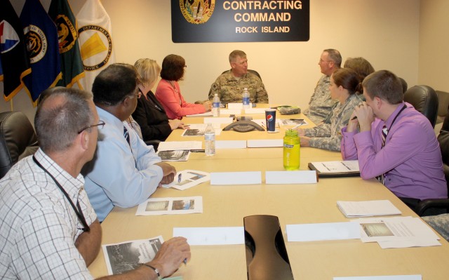 Rear Adm. Gilbeau visits ACC-RI