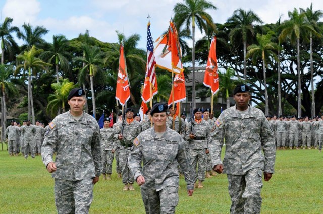 516th Signal Brigade change of command ceremony