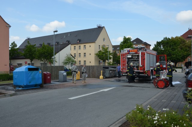 Bamberg fire fighters respond