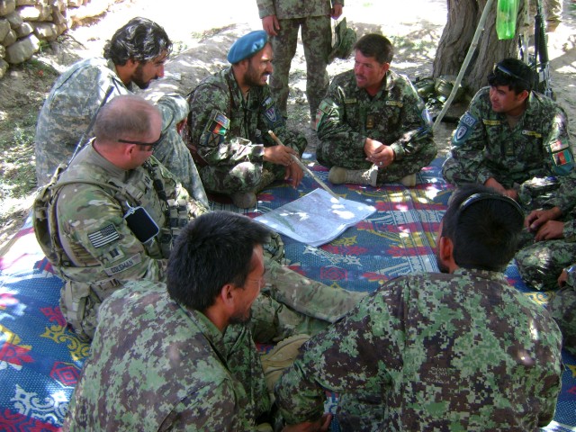 ANA Thunder Corps Conducts Brief