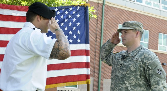 First salute.