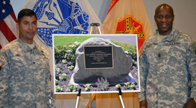 Fort Hamilton dedicates Bluff to fallen Soldier
