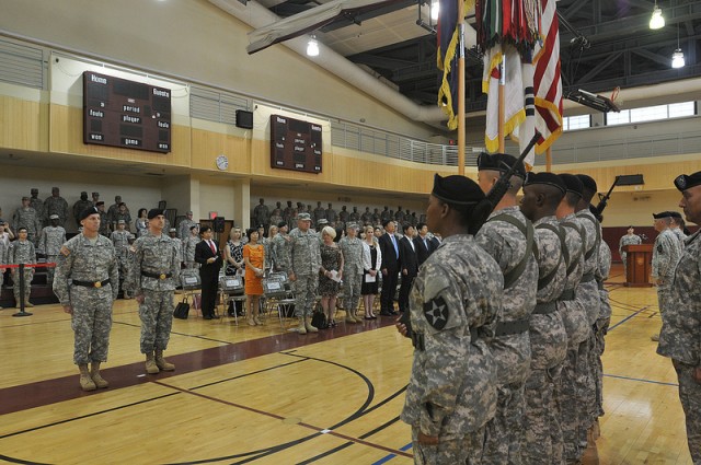 2nd Infantry Division DCG Patch ceremony