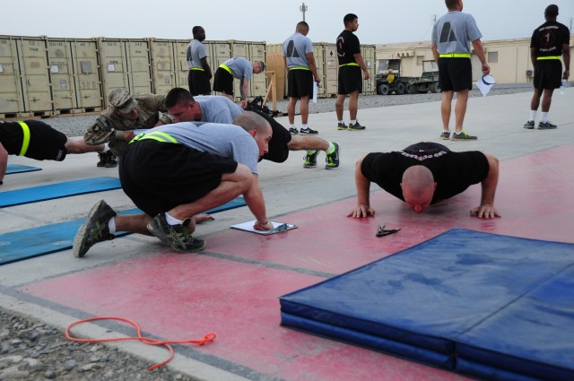 Soldiers and NCOs of the Currahees try for the Honor of being the Soldier or NCO of the Quarter