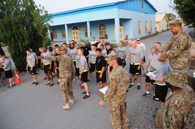 Soldiers and NCOs of the Currahees try for the Honor of being the Soldier or NCO of the Quarter