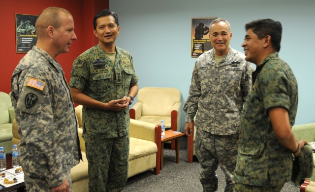 Tiger Balm exercise at Pasir Laba Camp, Singapore