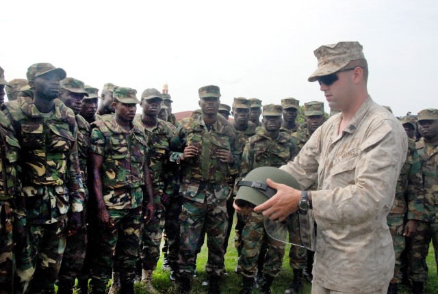 Marines conduct non-lethal training during Western Accord 13