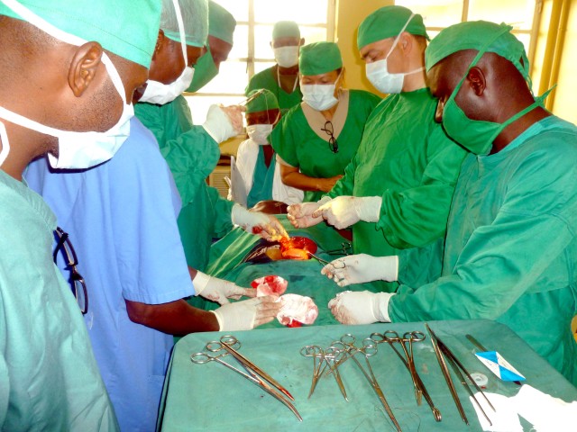 Professional partnership focus of medical exercise in Congo