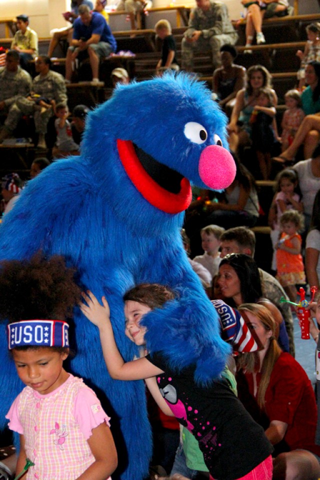 Grover makes a childs day.