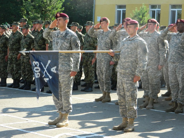 U.S. Army Europe 'Sky Soldiers' train with multinational partners at Rapid Trident